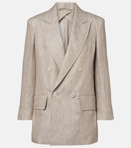 Olimpia herringbone linen blazer - Max Mara - Modalova