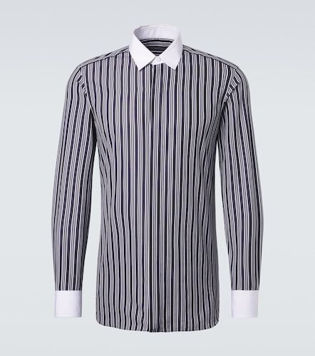 Camisa de popelín de algodón a rayas - Tom Ford - Modalova