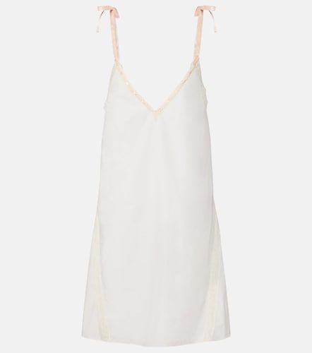 Vestido corto Alma de algodón con encaje - Posse - Modalova