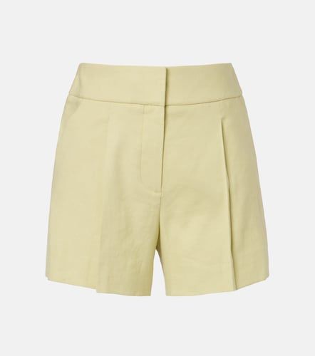 Shorts Haina in twill di misto lino - Veronica Beard - Modalova