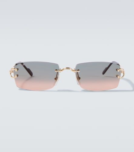 Decor C De Cartier rectangular sunglasses - Cartier Eyewear Collection - Modalova