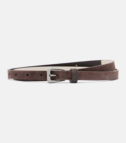 Cintura Monili in suede - Brunello Cucinelli - Modalova