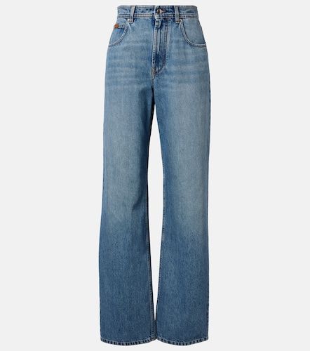 Jeans a gamba larga e vita alta - Tod's - Modalova