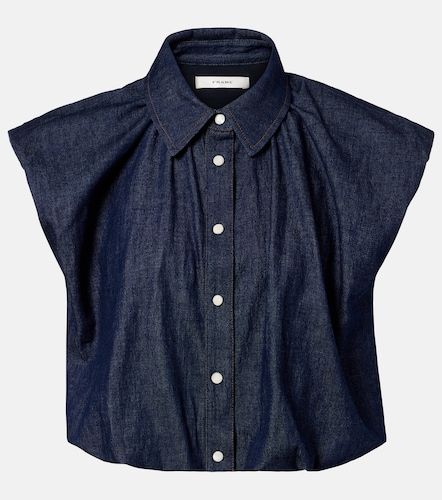 Frame Blusa Shell de denim - Frame - Modalova