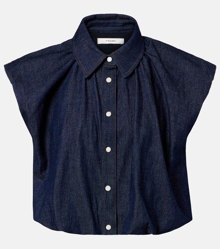 Frame Bluse Shell aus Denim - Frame - Modalova