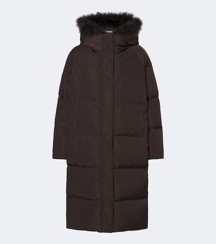 Daunenmantel mit Shearling - Yves Salomon - Modalova