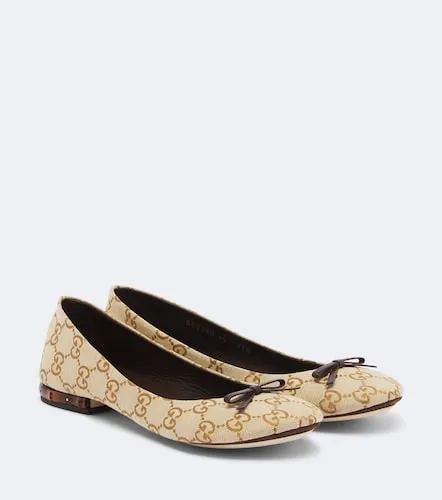 Gucci Bailarinas de lona GG - Gucci - Modalova