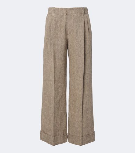 Weite Hose Monili aus Leinen - Brunello Cucinelli - Modalova