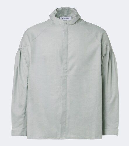 Camisa Evers de algodón y cachemir - Kiko Kostadinov - Modalova