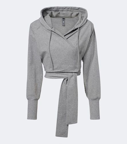Sudadera con capucha cropped de jersey - Adidas by Stella McCartney - Modalova