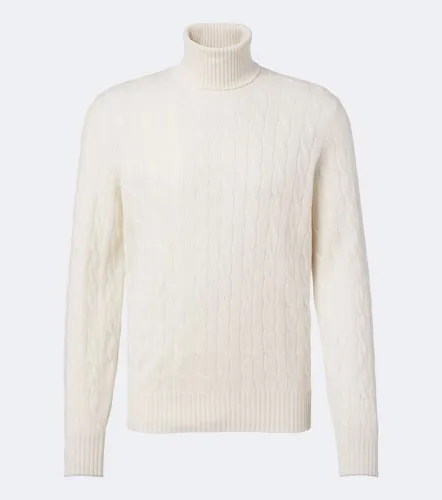 Cable-knit cashmere turtleneck sweater - Brunello Cucinelli - Modalova