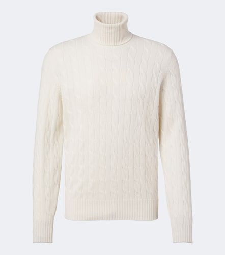 Cable-knit cashmere turtleneck sweater - Brunello Cucinelli - Modalova