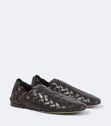 Intreccio leather slippers - Bottega Veneta - Modalova