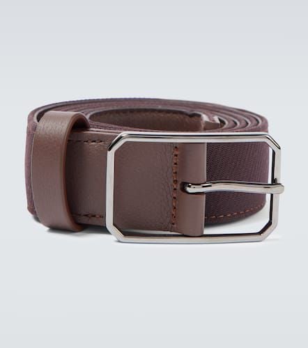 Tailor leather and wool belt - Loro Piana - Modalova