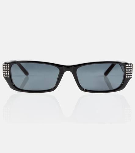 X Linda Farrow embellished rectangular sunglasses - Magda Butrym - Modalova