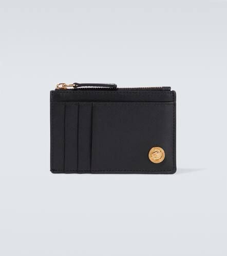 Medusa Biggie leather card holder - Versace - Modalova