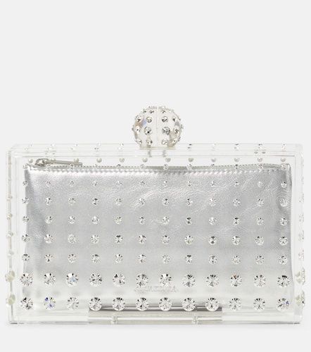 Tequila crystal-embellished clutch - Aquazzura - Modalova