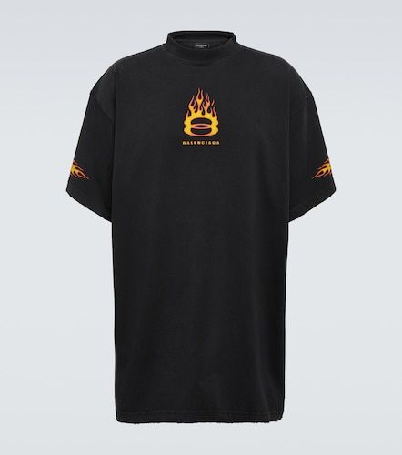 Camiseta oversized de jersey de algodón - Balenciaga - Modalova