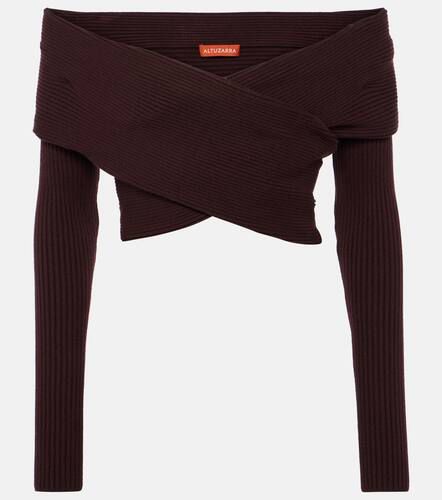 Virginie cropped off-shoulder sweater - Altuzarra - Modalova