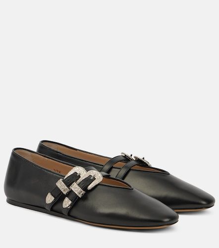Claudia leather ballet flats - Le Monde Beryl - Modalova
