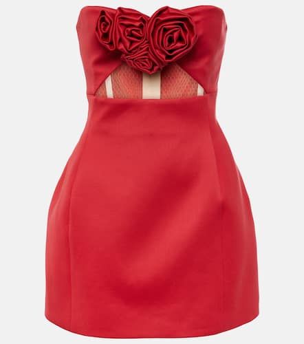 Cutout wool-blend bustier dress - Magda Butrym - Modalova