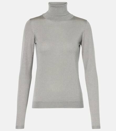 Cashmere and silk-blend turtleneck sweater - Brunello Cucinelli - Modalova