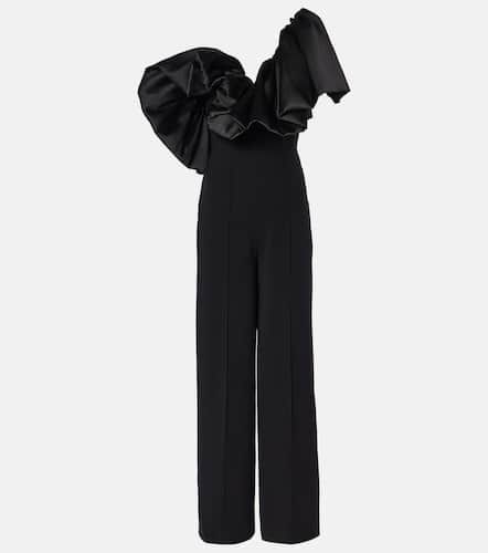 Perla ruffled satin-trimmed jumpsuit - Solace London - Modalova