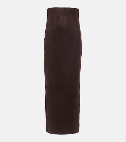 Khaite Loxley suede pencil skirt - Khaite - Modalova