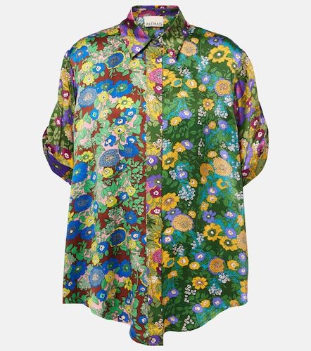 Alémais Camicia in satin di seta con stampa - Alemais - Modalova