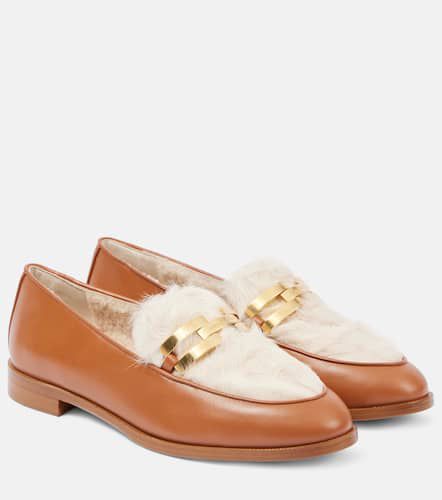 Aquazzura Brandi shearling loafers - Aquazzura - Modalova