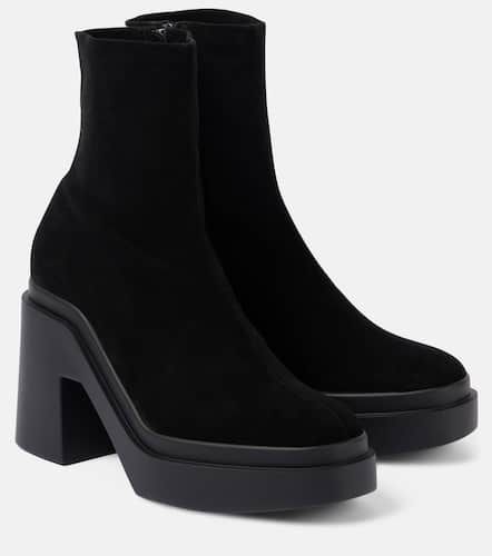 Nina suede platform ankle boots - Clergerie - Modalova