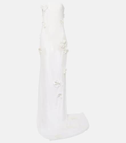 Embroidered silk-blend mousseline maxi dress - Jacquemus - Modalova