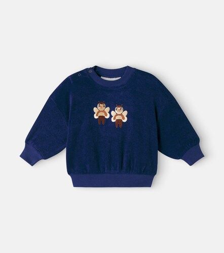 Bebé - sudadera de felpa de algodón bordada - Mini Rodini - Modalova
