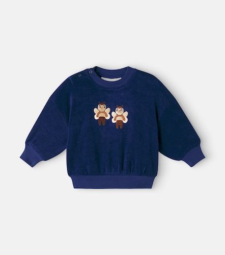 Bebé - sudadera de felpa de algodón bordada - Mini Rodini - Modalova