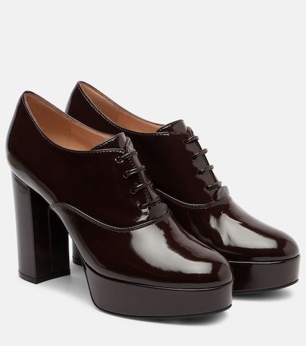 Pumps stringate 70 in pelle con plateau - Gianvito Rossi - Modalova