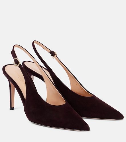 Pumps slingback Robbie in suede - Gianvito Rossi - Modalova