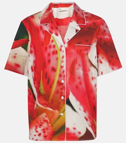 Camicia in twill di misto cotone con stampa - Tory Burch - Modalova