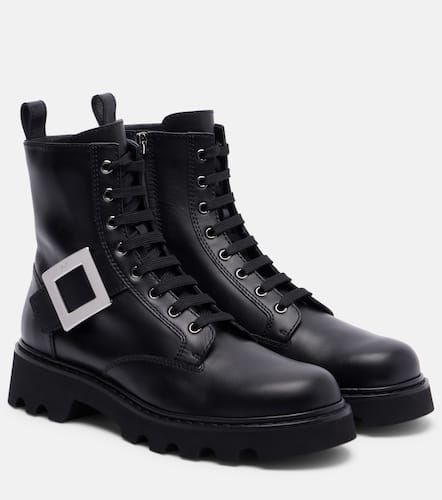 Anfibi Viv Rangers in pelle - Roger Vivier - Modalova