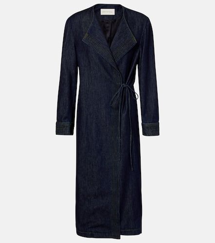 Abrigo envolvente de denim - Dries Van Noten - Modalova