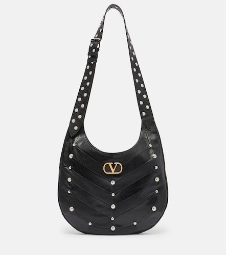 Borsa a spalla Hoboho Large in pelle con borchie - Valentino Garavani - Modalova