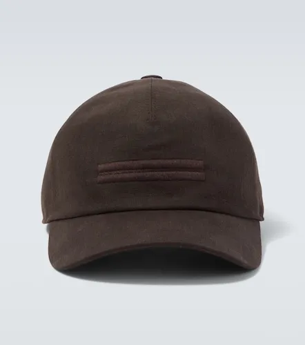 Embroidered linen baseball cap - Zegna - Modalova