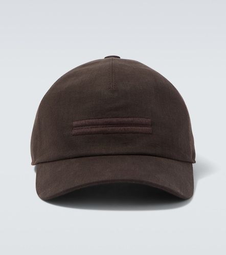 Zegna Gorra de lino bordada - Zegna - Modalova