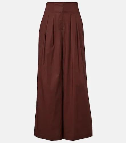 Pantalones anchos en mezcla de algodón - Adriana Degreas - Modalova