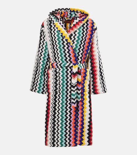 Bata Best de rizo de algodón en zigzag - Missoni - Modalova