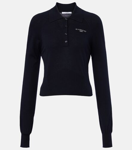 Pullover polo in cotone e seta - Givenchy - Modalova