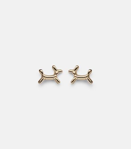 Pendientes Balloon Dog de oro de 14 ct - Sydney Evan - Modalova