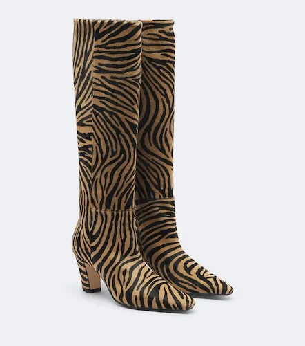 Botas altas Silva de pelo estampadas - Aeyde - Modalova