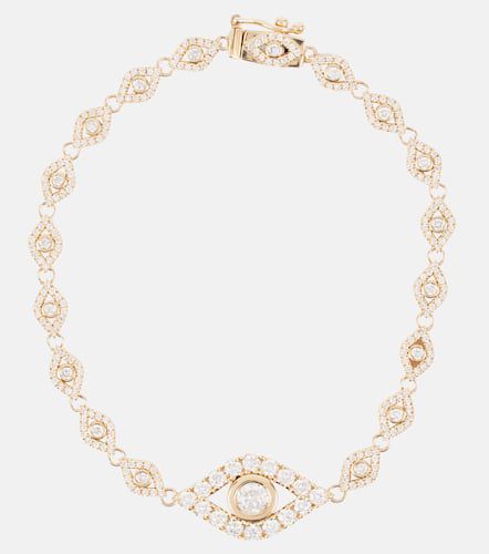 Armband aus 14kt Gelbgold mit Diamanten - Sydney Evan - Modalova