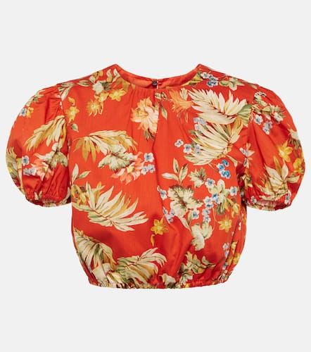 Vacation Cropped-Top Hydra aus Baumwolle - Erdem - Modalova