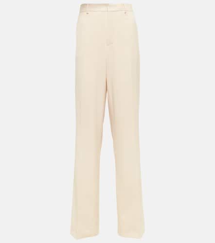 X Lotta Volkova Low-rise wool straight pants - Jean Paul Gaultier - Modalova